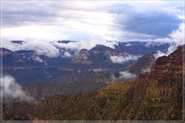 Canyon and Clouds by Dan Florio